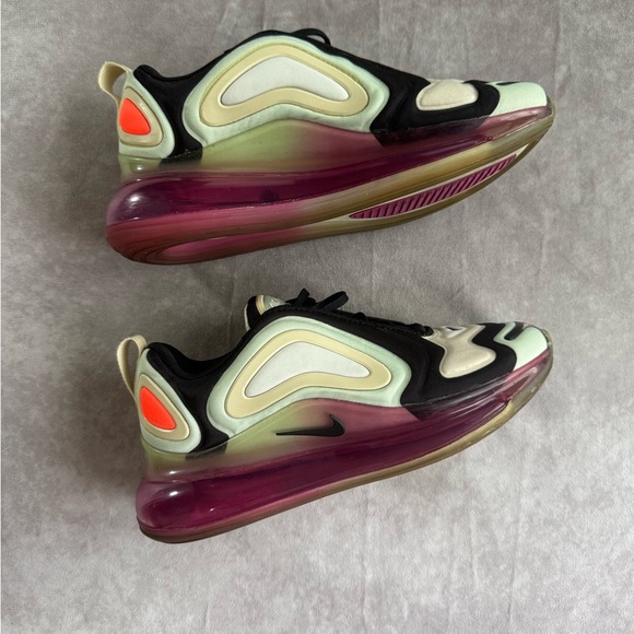 Nike Air Max 720 with Black and Cream Accents - Picture 2 of 8